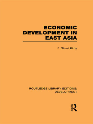 cover image of Economic Development in East Asia